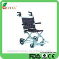 Pliant léger fauteuil roulant en aluminium pour les voyages en plein air